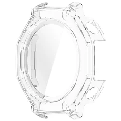 Premium Tempered Glass + PC Watch Case Cover and Screen Protector 48mm - Enhanced Durable Shell Accessories - T - REX 3 Pro 48mm (Clear)