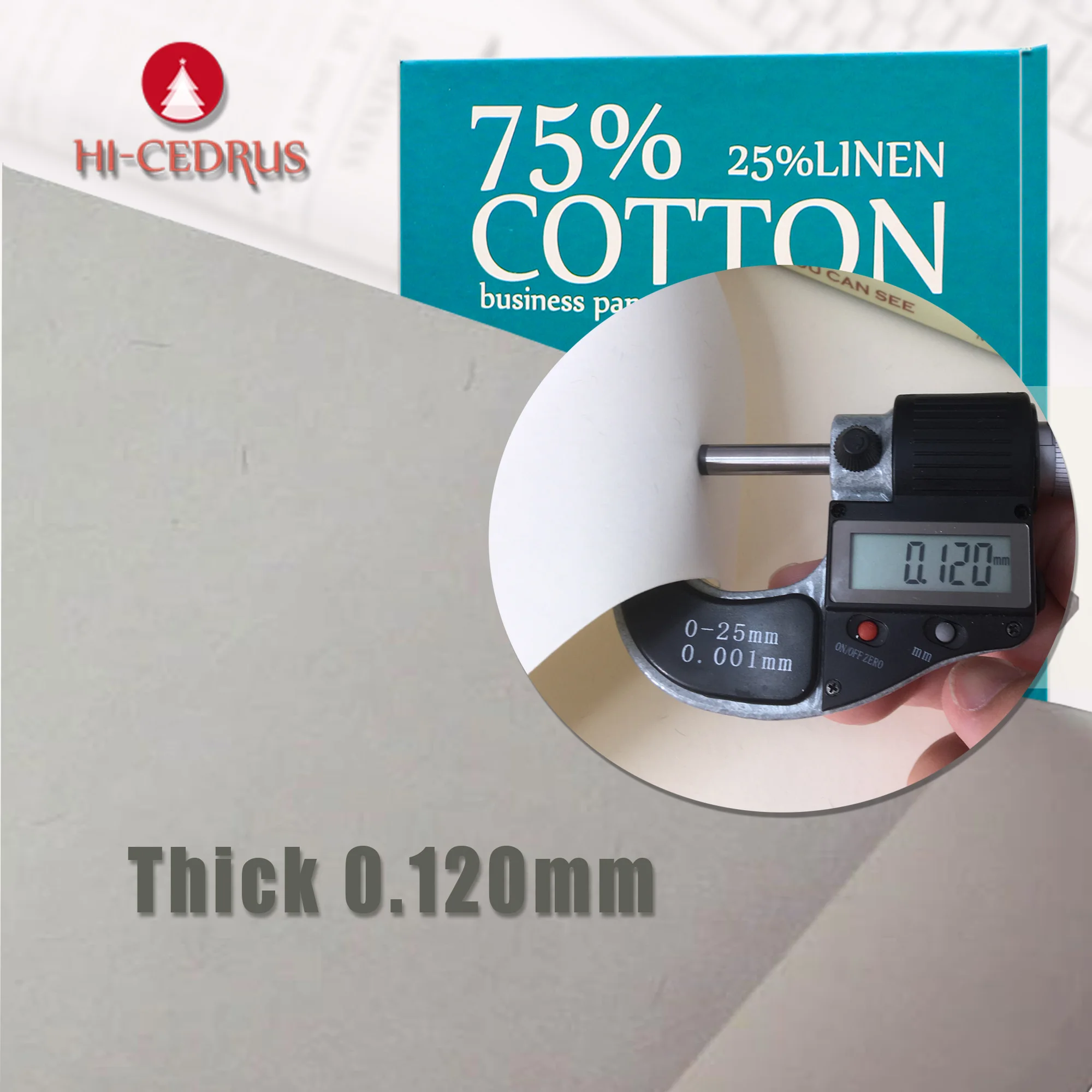 85gsm 75% cotton 25% linen paper A4 210*297mm 100 sheets GLYYT042