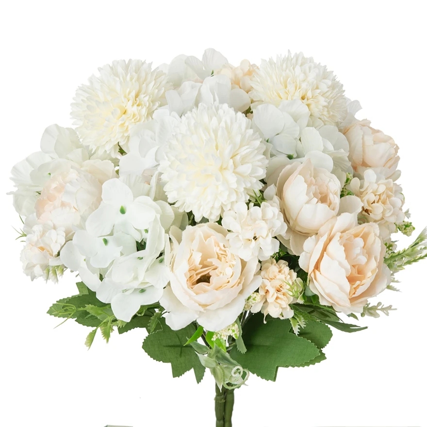 Künstliche Blumen Seide Hortensie Festival Home Decor Garten Party Hochzeit Braut Tisch Zubehör Ausverkauf Gefälschte Pfingstrose Girlande