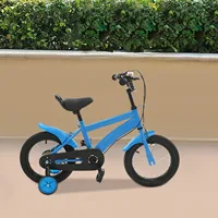 Vélo pour enfants 14 pouces vélo pour enfants garçons filles vélo pour enfants unisexe avec roue d'entraînement de sécurité pour 3-6 ans 2
