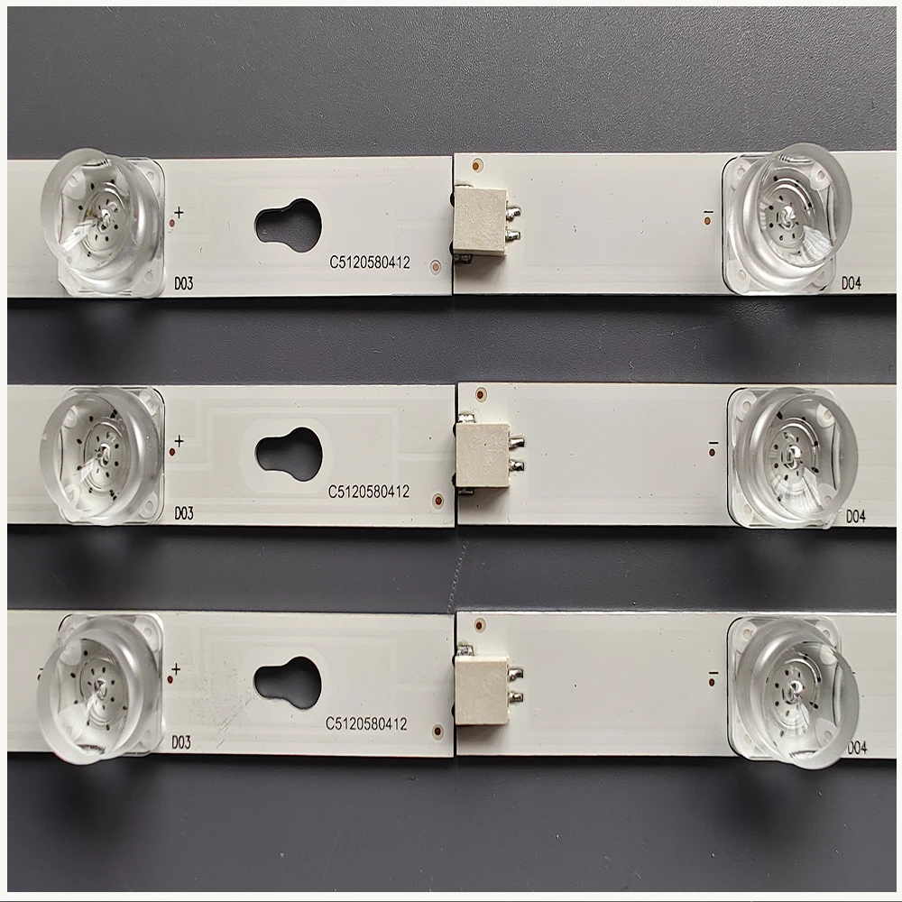 Tira Led para Tcl 43uc6306 43uc6406 43u67fan Oem46lb06 43uc6316 43uc6326 43ud6206w 43ud6236w 43ut6006 43uv6206w 3 - Imagem 2