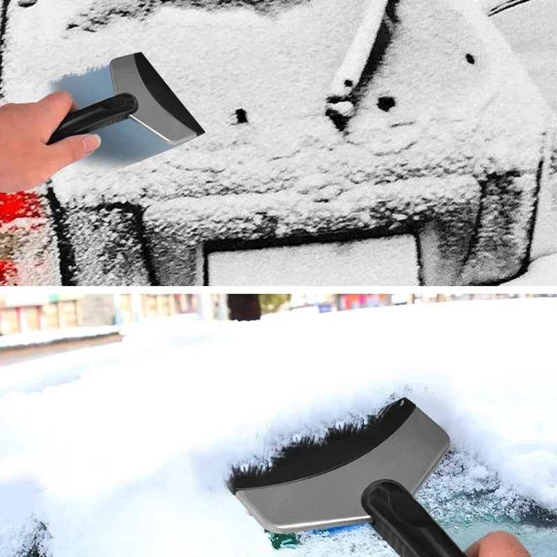 Windshield shovel snow ice scraper ice deicing tool Durable Car Ice Scraper Snow Removal Shovel Windshield Glass Defrost Removal Automotive Winter Stainless Steel Car Accessories