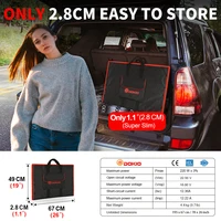 Dokio-Panneau solaire portable et pliable, 18V, 100/160/200/300 W, avec contrôleur 12V pour charger la batterie, adapté au camping 2
