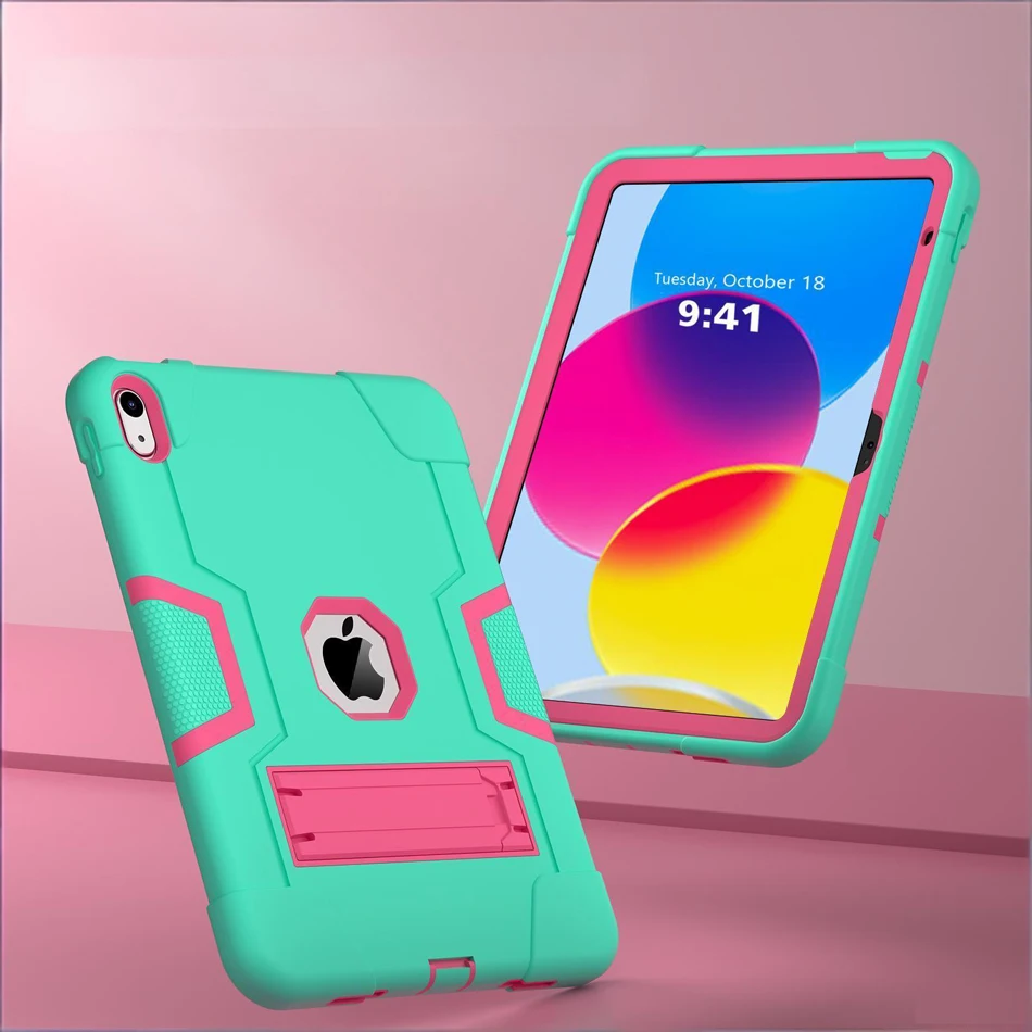 Durable Shockproof iPad Case with Stand for Various Models and Sizes