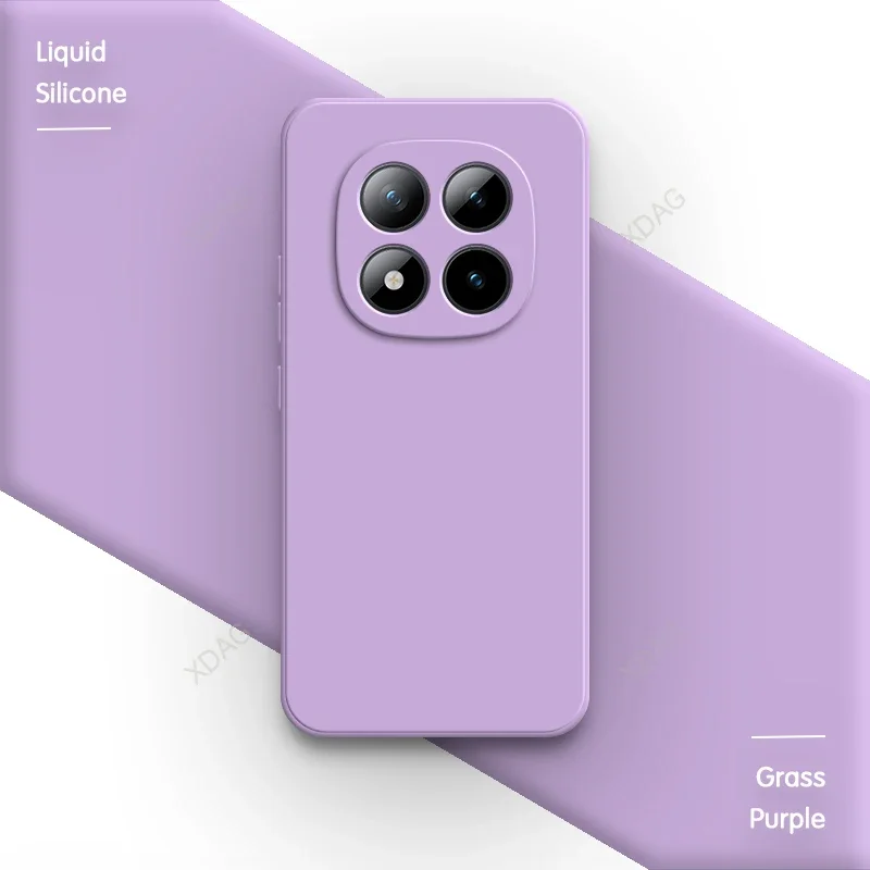 Luxury Liquid Silicone Soft Phone Case - Simple Back Cover