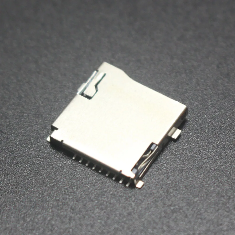 Pack of 10 Micro SD Card Slot Connectors - Push-Push Type, 9-Pin SMD, Self Pop-up