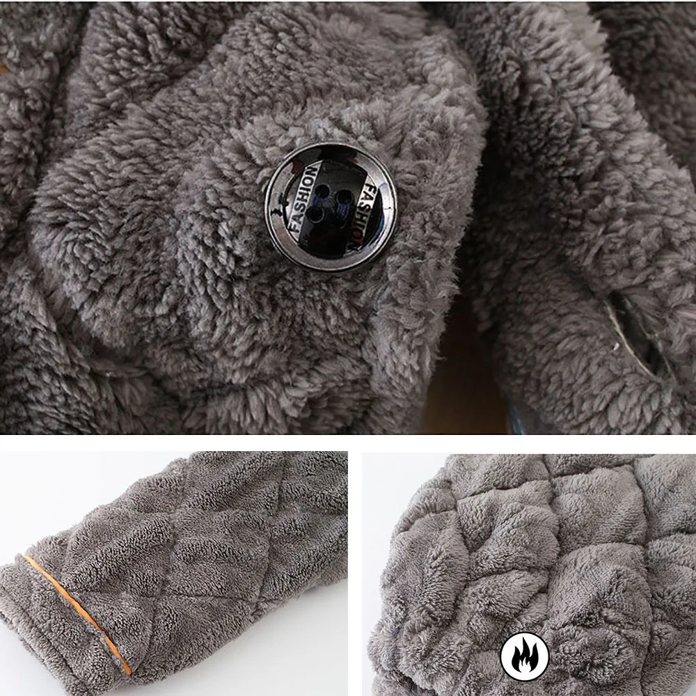 Men's 3-Layer Super Thicken Plush Winter Pajama Set Warm Flannel Sleepwear Suit Leisure Comfortable Solid Pijama Hombre Invierno