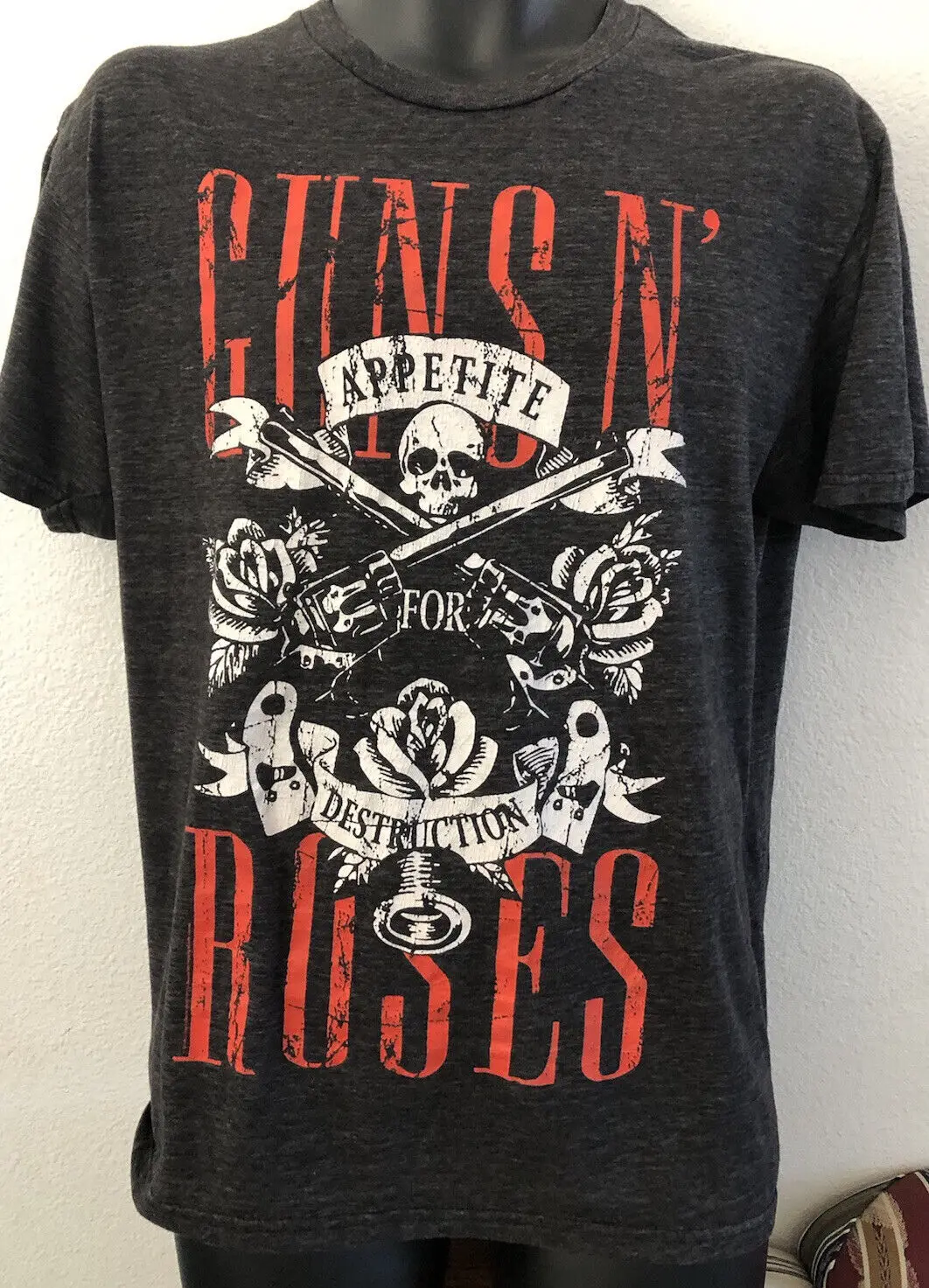Guns N' Roses Platinum Selling Album Dell'Appetito Per La Distruzione Rare T-Shirt L Maniche Lunghe O Corte