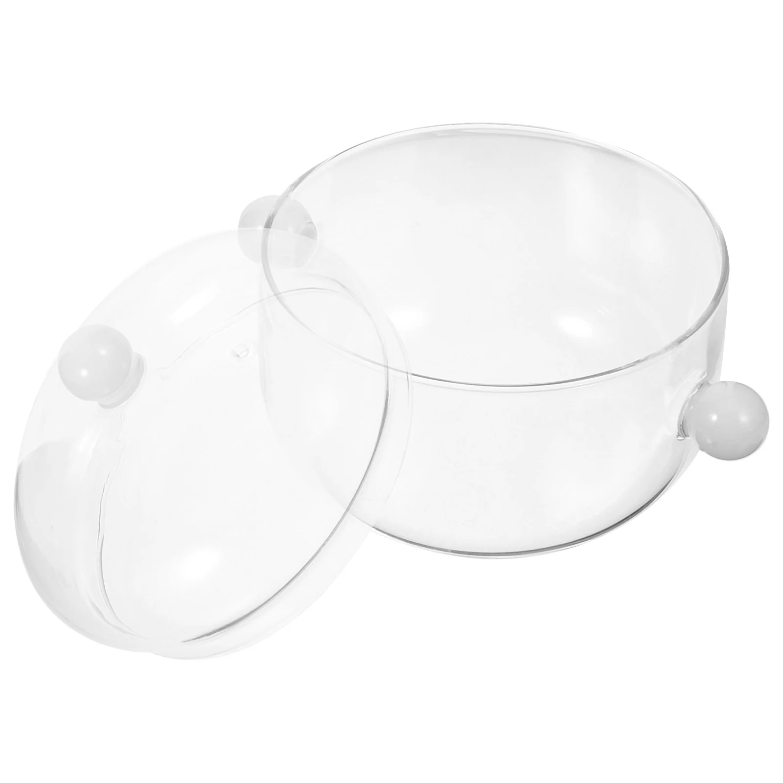 

Noodle Cooking Pot High Borosilicate Glass Stew Double-ear Electric Ceramic Stove Soup (white Jade Beads)