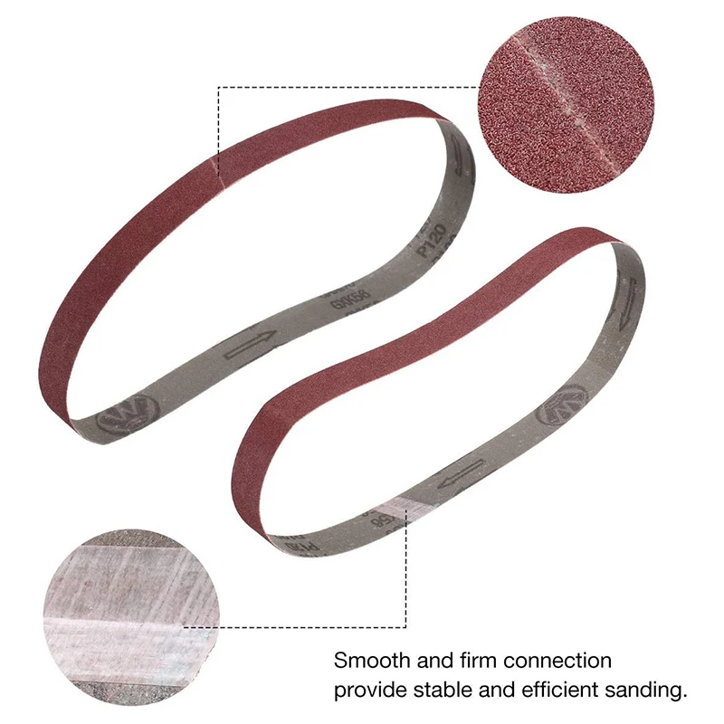 Aluminum Oxide Sanding Belts 15 Pcs 1X30 Inch for Belt Sander