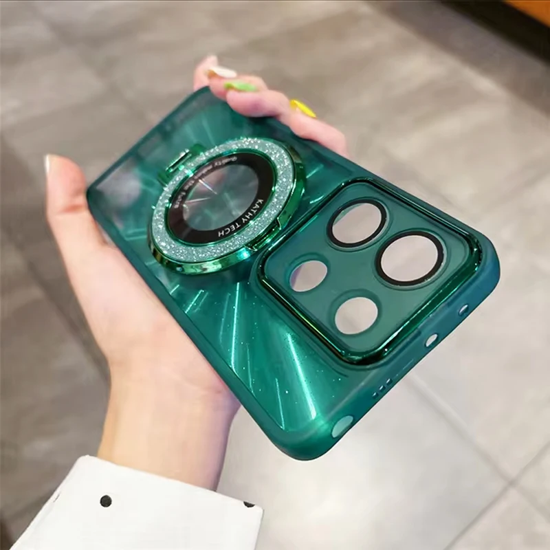 Glitter Phone Case With Holder For Xiaomi Redmi Series Protective_voghion.com
