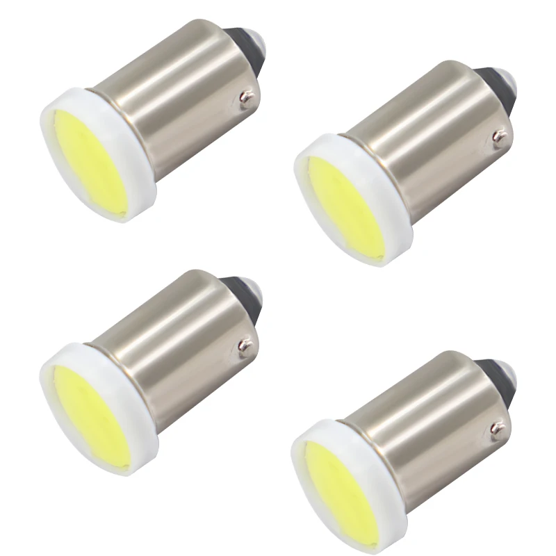 

10 Pcs BA9S T4W COB Wedge Side Light Backup License Plate Bulb Indicator Reading Trailer Truck Interior Dome Lamp For Car 12V