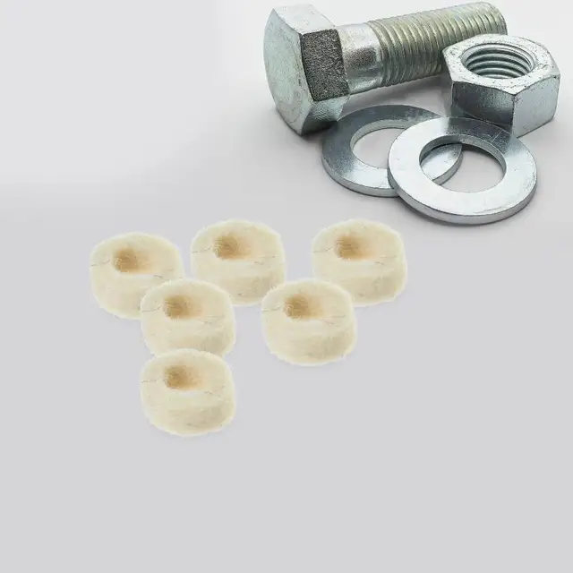 Rondelle In Feltro Ad Alta Densità - Confezione Da 100 Pezzi Per Guarnizioni Meccaniche - Foto 7