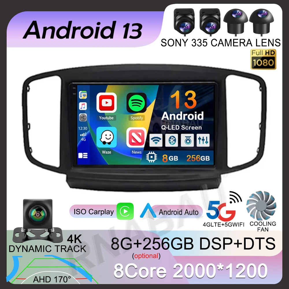 

Android 13 Carplay Car Radio For Foton Tunland E7 / Savanna 2019 Multimedia Player Navigation GPS DSP WIFI Stereo Head Unit 2din