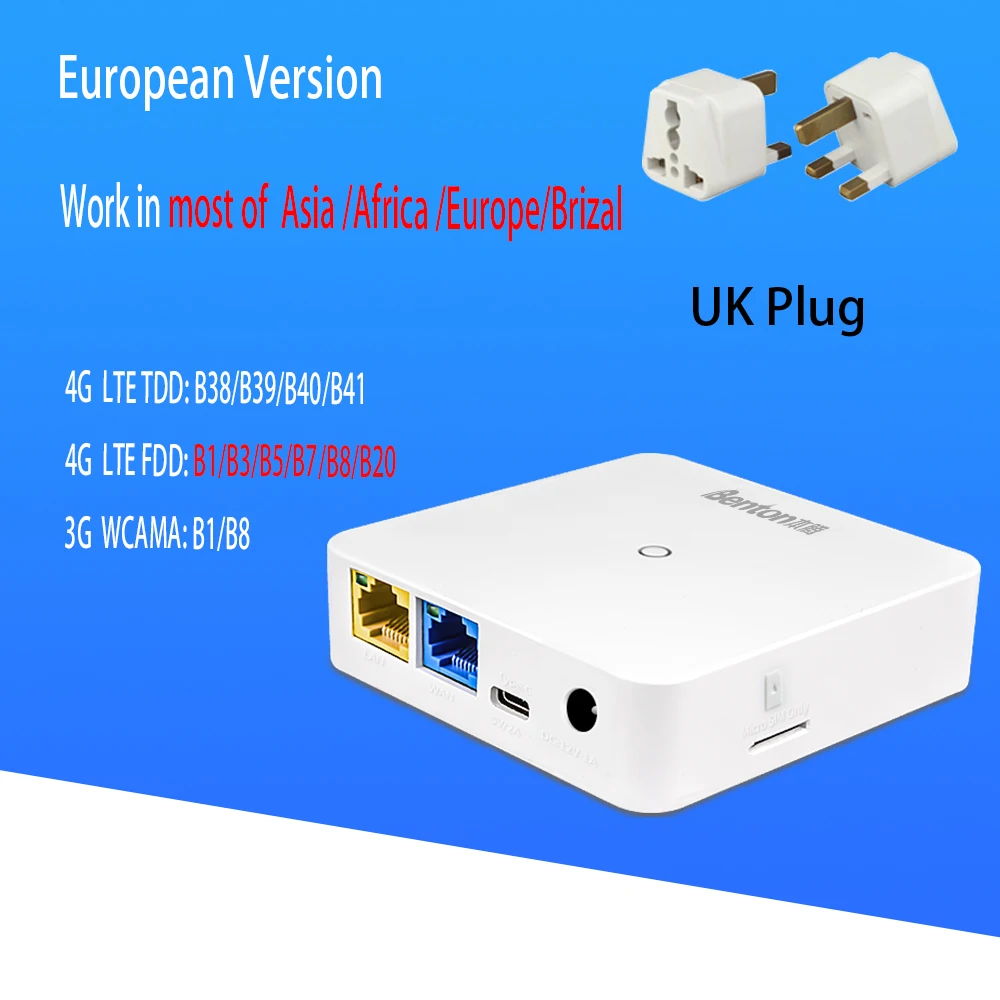 Benton Mở Khóa Mini Lte Portable Wifi Router 4G Modem Cho Bất Kỳ Loại Thẻ Sim C Cung Cấp Cơ Quan Giám Sát Wan/cổng Lan Nhà CPE Repeater wireless modem amplifier Wireless Routers