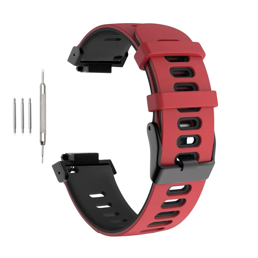 16mm Silicone Sports Watch Strap - Premium Replacement Band