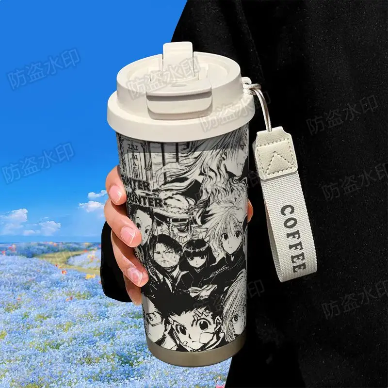 كوب معزول من HUNTER × HUNTER مصنوع من الفولاذ المق...