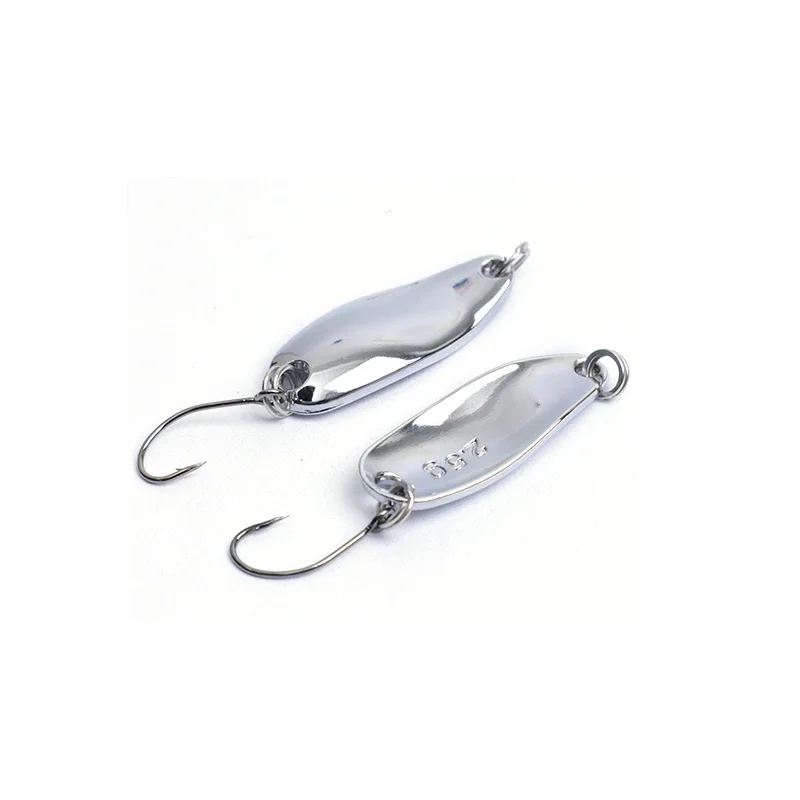 OUTKIT Premium Fishing Lure: Spoonbait Spinner with Sequins for Carp, Trout, and Bass