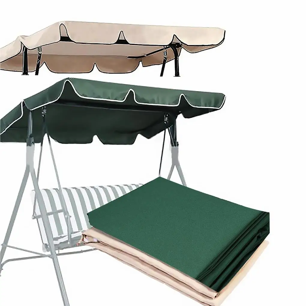 Polyester Swing Chair Canopy Sunproof PA Coating Replacing Sunshade Outdoor Garden Front Yard Patio Top Cover outdoor awnings