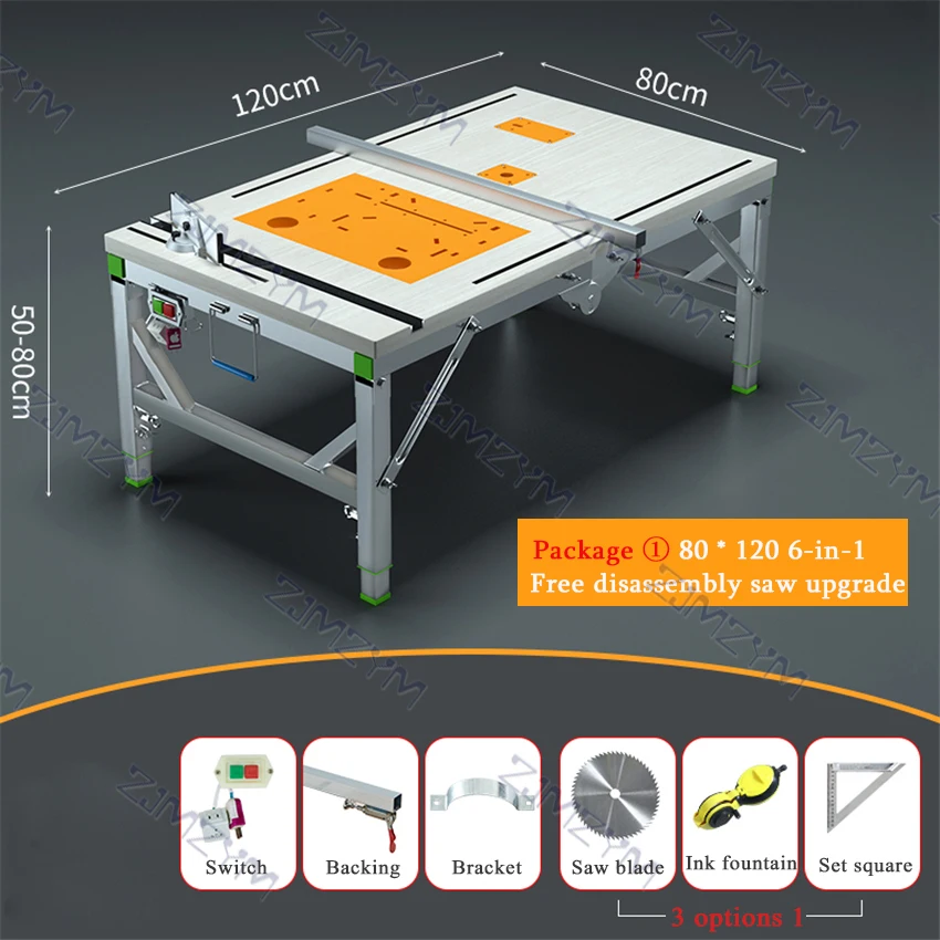 Woodworking Bench Woodworking Workbench Woodworking Lift Table Portable Workbench Multifunctional Woodworking Workbench Woodworking Saw Table Portable Folding Lifting Saw Table Decoration DIY Folding Workbench