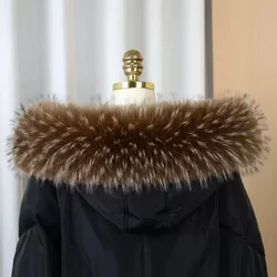 Luxurious Multicolor Faux Fur Scarf & Shawl (Coffee)