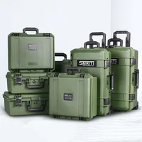 Photography Trolley Box IP67 Waterproof Suitcase Tools Box Hardware Toolbox Organizer Trolley Case Hard Case Military Organizer 1
