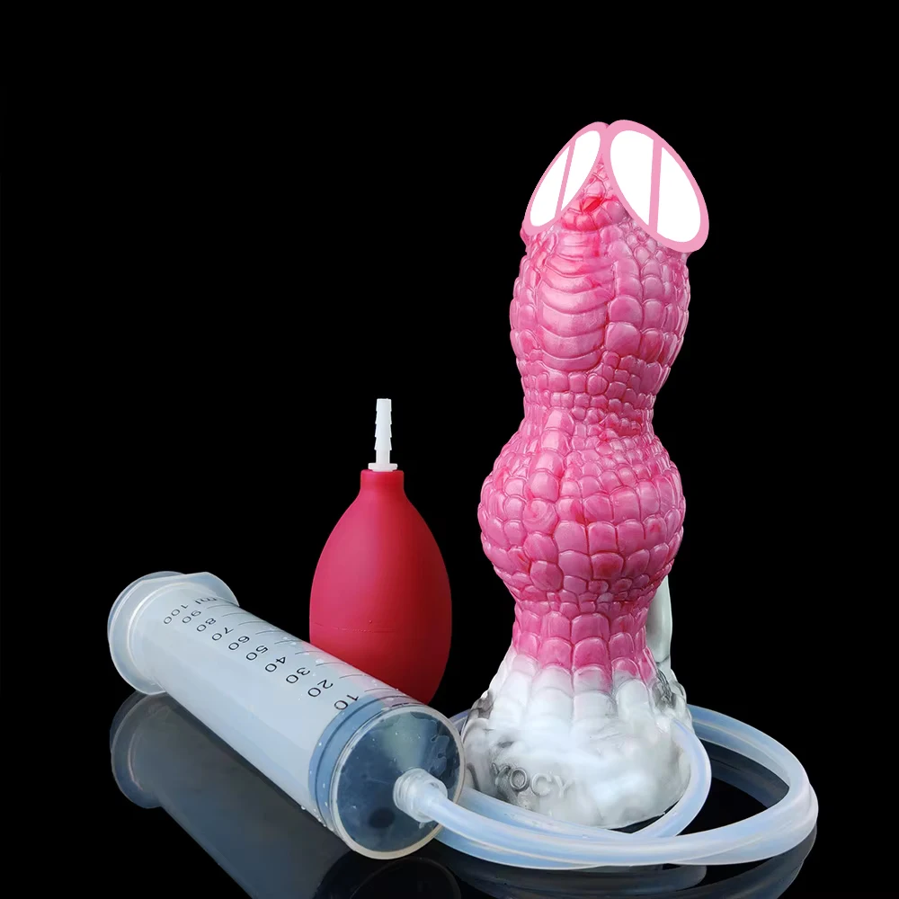 YOCY Ejakulierender Dildo Spritzen-Spielzeug fr Frauen Monster  Anal-Vaginal-Knoten-Massagegert Silikon-Sexspielzeug fr Mnner mit  Saugnapf - AliExpress 66