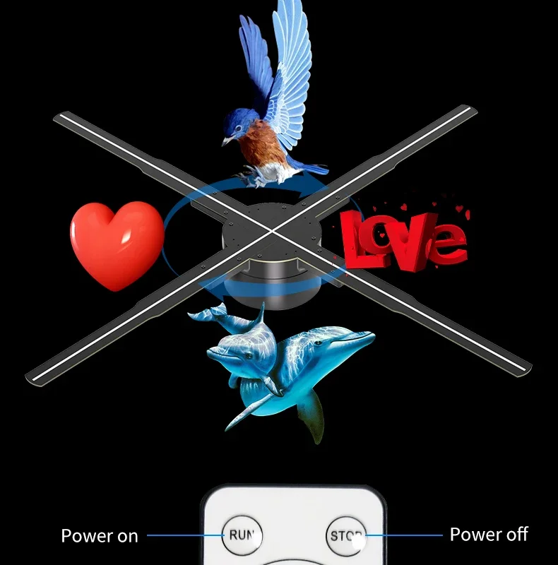 65 Cm 3D Hologramm Projektor Fan Wifi Led Zeichen 3D Werbung Player Für Business Store Shop Bar 3D Holographische Werbung Lichter S549592D183814E149A7668699402622Fp