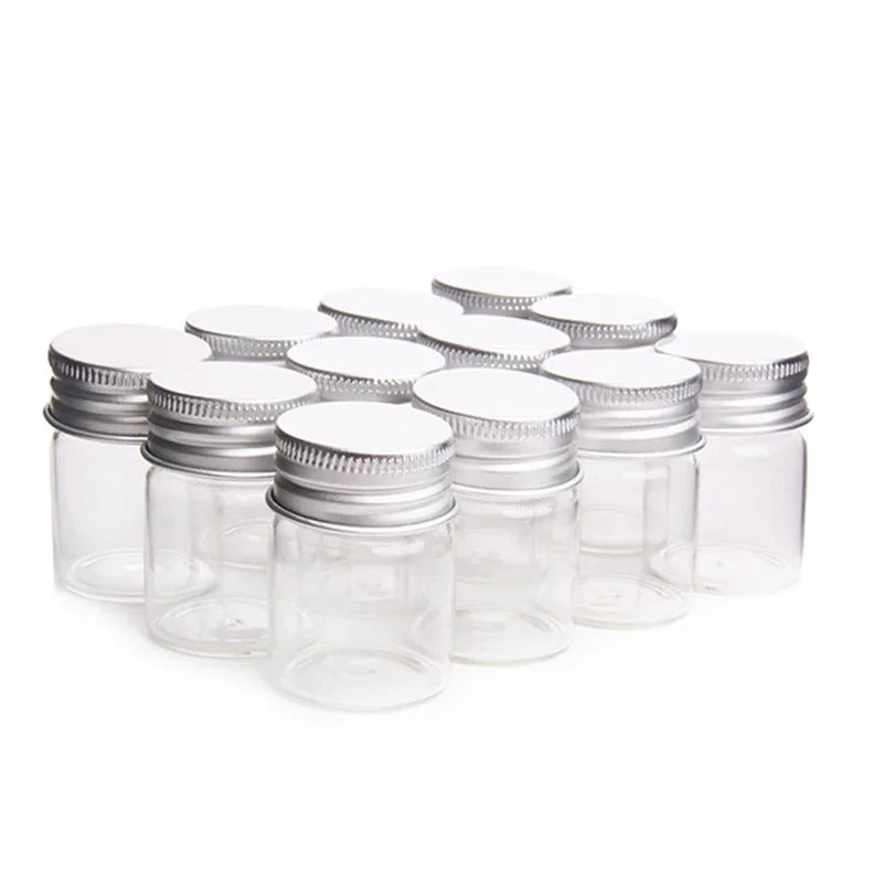 Storage Box Kitchen Storage Box Rice Storage Box Egg Storage Box Food Storage Box Food Storage Container Seasoning Storage Container Pickle Storage Container Seasoning Jar 12Pcs 5ml Glass Jar Bottles With Aluminum Cover Small Mini Glass Jars Wish Bottles Tobacco Herb Storage
