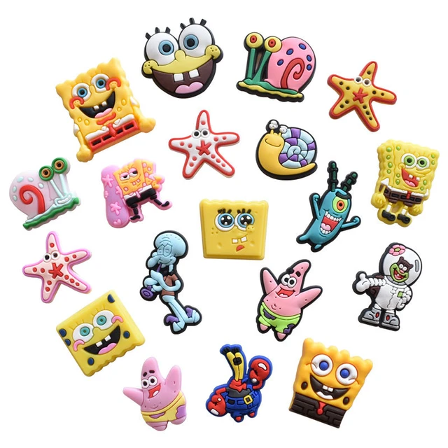 Crocs Jibbitz™ SpongeBob SquarePants™ Shoe Charms 5 Pack - Multicolor