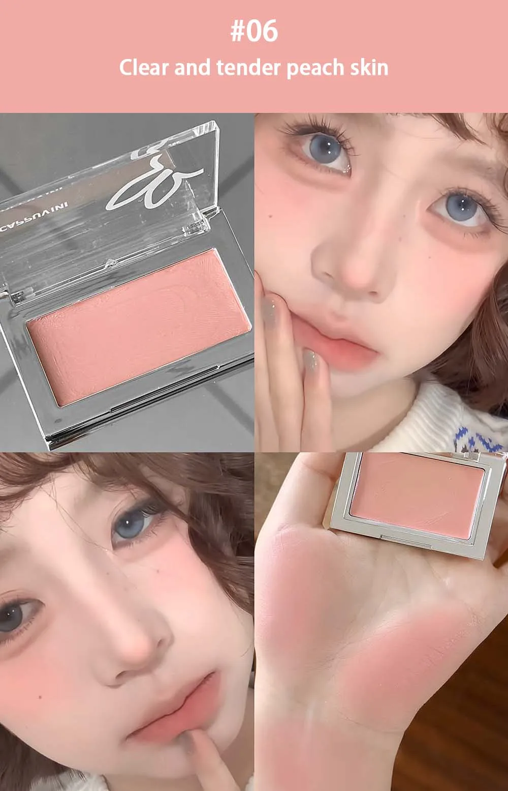 Concealer Palette Monochrome Waterproof Brightening Cream Face Makeup_voghion.com