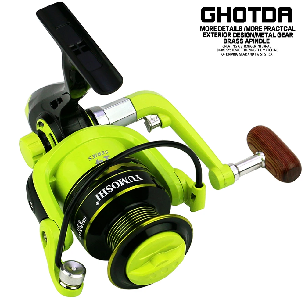 Ghotda Stong Power Fishing Reel 2000 3000 4000 5000 6000 7000 Spinning More Stable  Fresh Water Fishing Pesca