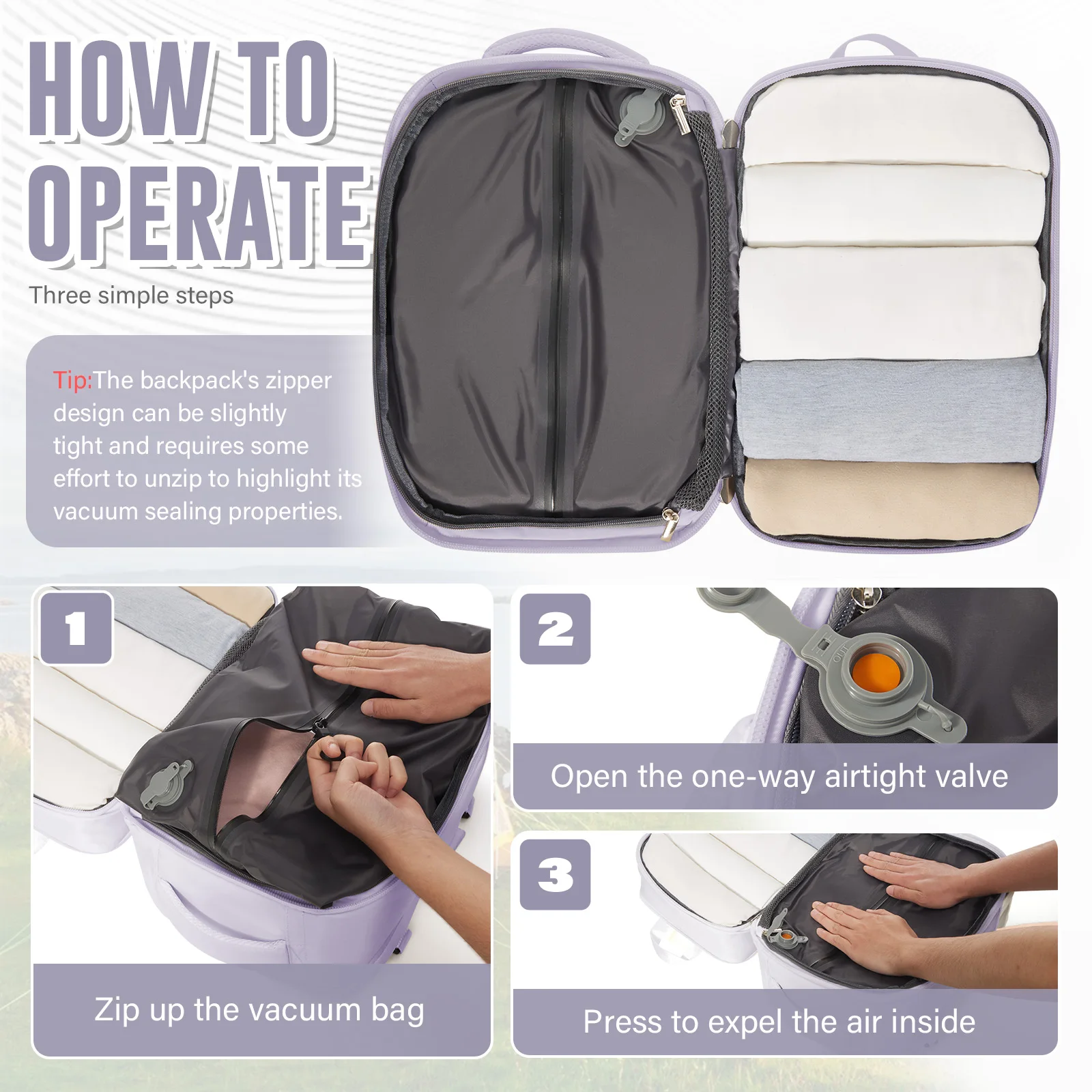 Large Travel Backpack Vacuum Compression Backpack for Women Travel Carry on Business Day, Ryanair Backpack 40x20x25 Travel Bag