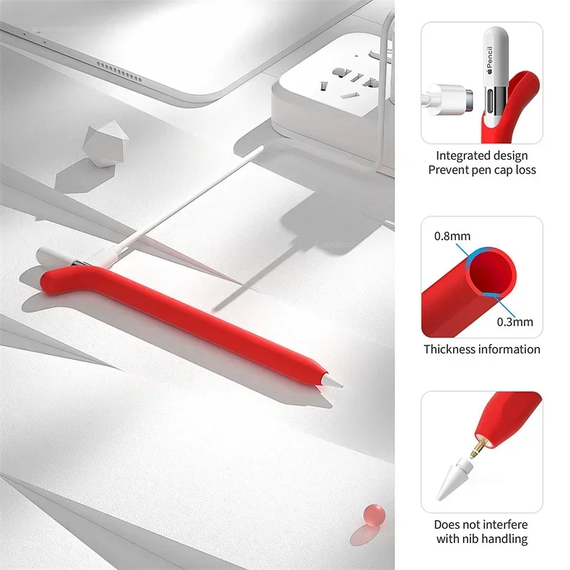 Silicone Protective Cover for USB-C Pencil - Anti-Fall Case