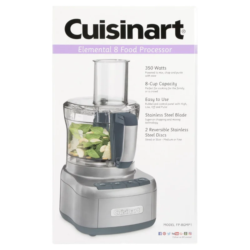 Cuisinart FP8GMP1 Elemental 8-Cup Food Processor - AliExpress