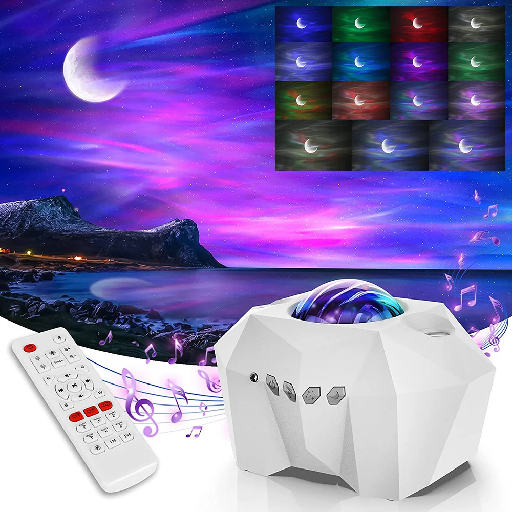 Lumière Chambre LED Effet Galaxie + Bluetooth Musique
