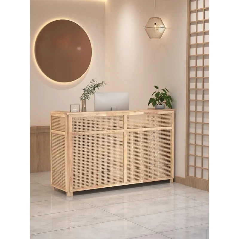 Checkout page Bar Reception Desk Cashier Table Chinese Restaurant Hotel Welcome Desk Small shops can be and simple