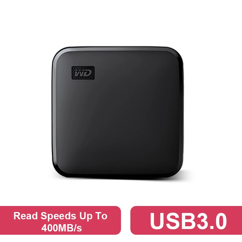WD Elements SE Unità a stato solido SSD portatile 1TB 2TB Disco rigido USB 3.0 SSD esterno originale USB 3.0 per PC desktop portatile ﻿