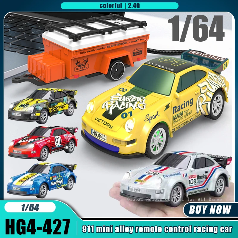 Voiture RC avec remorque - Camion télécommandé 4 roues motrices