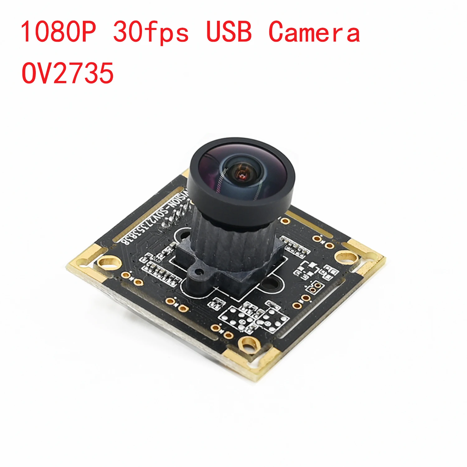 1080P USB Camera Module 2MP 30fps Webcam OV2735 Plug And Play For Face Recognition Machine Vision , Fixed Focus ,1920x1080 1668 dot line cross focusable red laser module 650nm 100mw positioning machine with 5v adapter holder heatsink