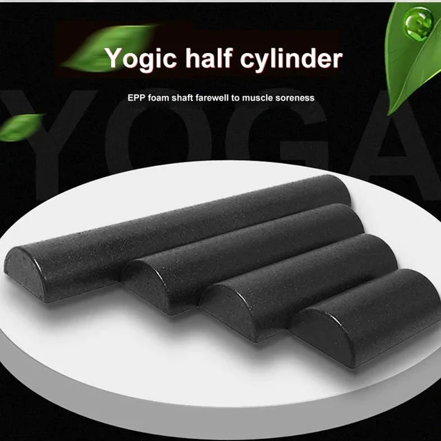 New Half Round Epp Foam Roller Foam Roll Yoga Pilates Fitness Gym Fitness Exercise Yoga Blocks with Massage Floating Point 3