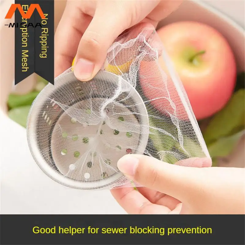 

Sink Filter Bag Sink Good Toughness Good Stretch Easy To Clean No Special Smell Kitchen Drain Sink Drain Net Bag Disposable