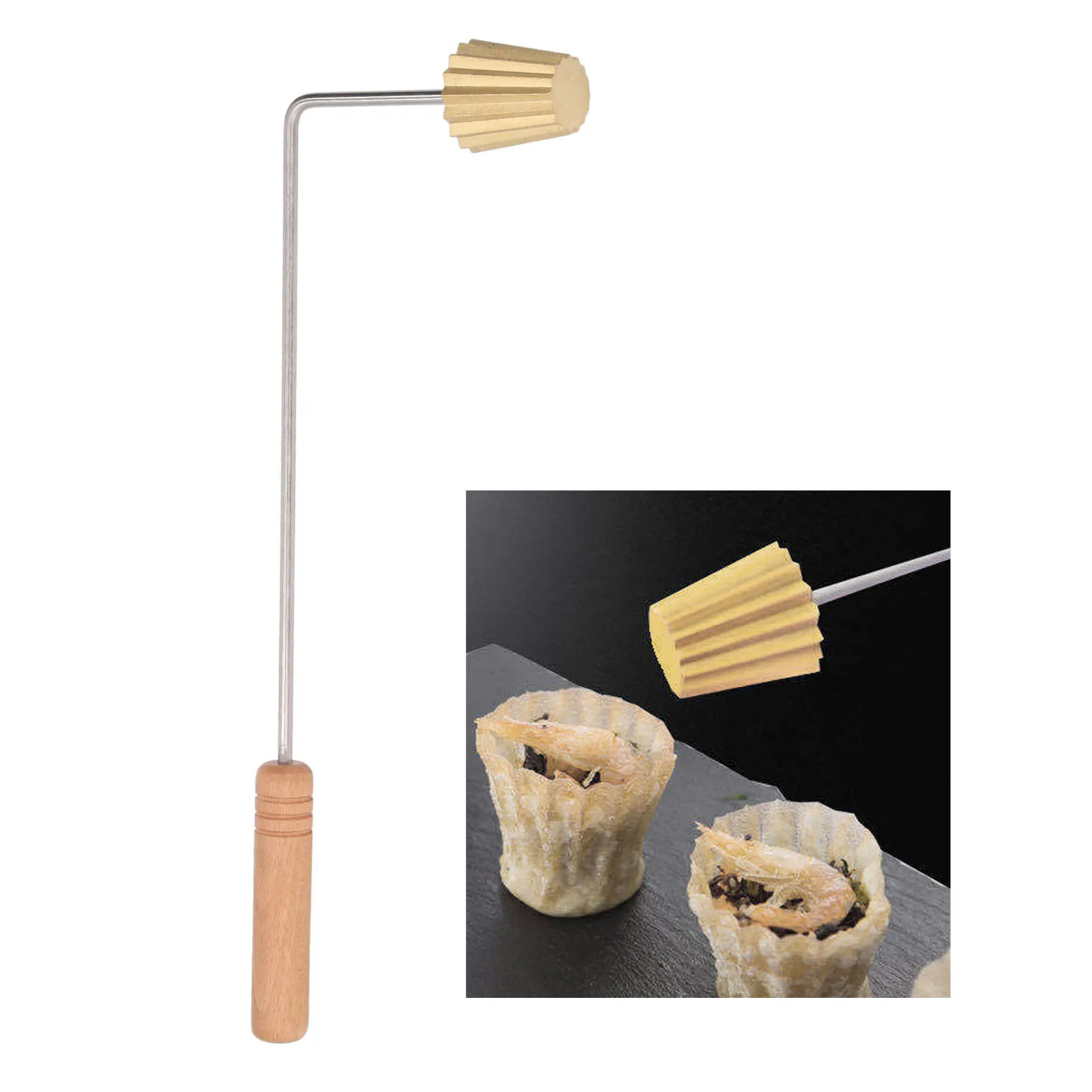 Malaysian Pie Tee Maker Nyonya Top Hat Tool for Baking Egg Tart Reusable Fried Tool Kitchen Bakeware Gadget Pie Tee Tool