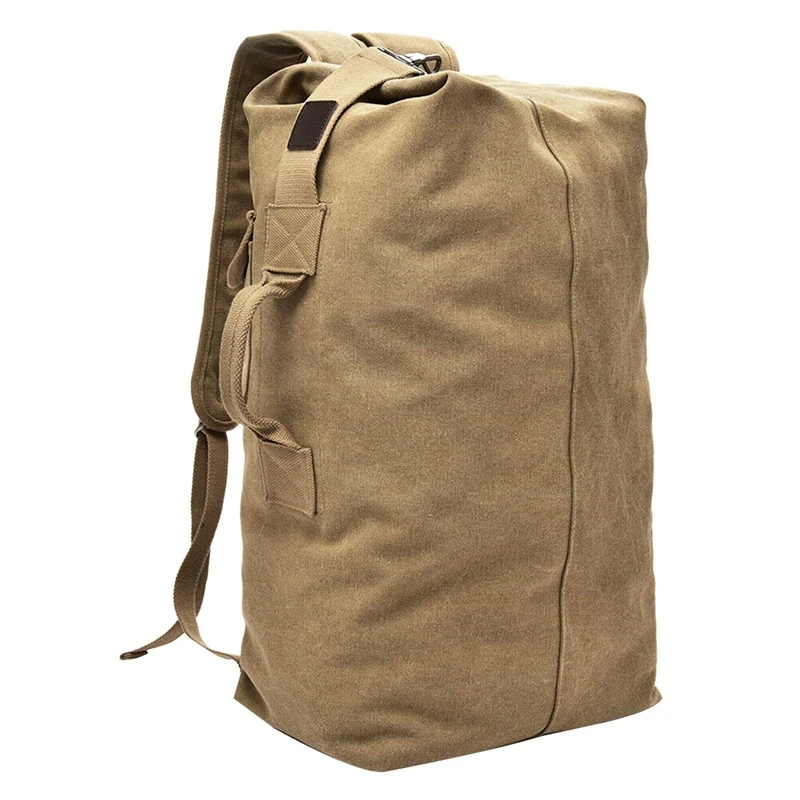 

Вместительная дорожная сумка для альпинизма, холщовый рюкзак для женщин, спортивная сумка на ремне для мужчин