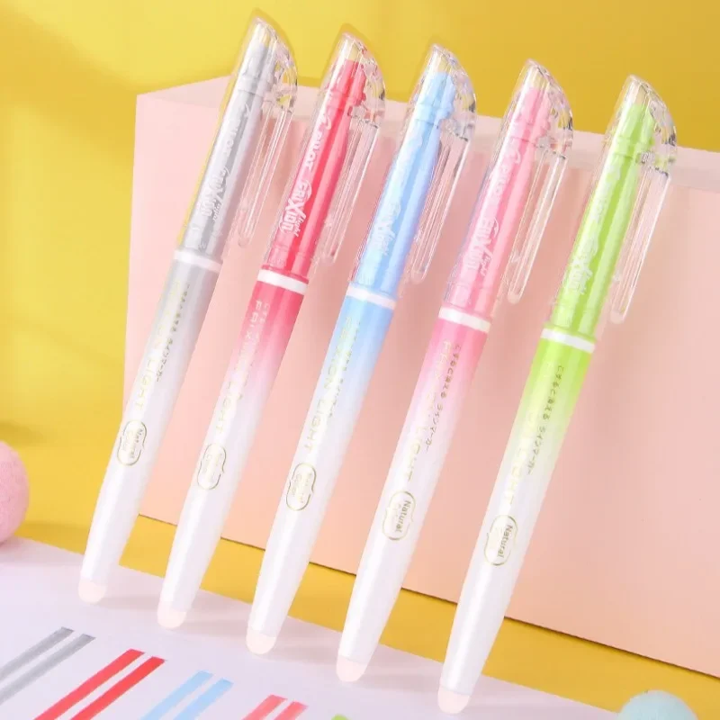 Highlighter Pen 1pc Pilot Erasable Highlighters Kawaii Fluorescent Markers Pastel Drawing Pen for Student School Office Stationery Supplies Gift Marker Pen Highlighter Marker Art Marker