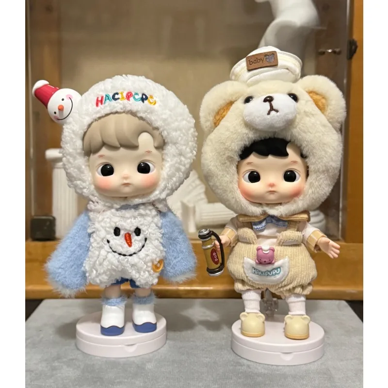 POPMART HACIPUPUシリーズ スティッチ 1/8 可動式アクションフィギュア