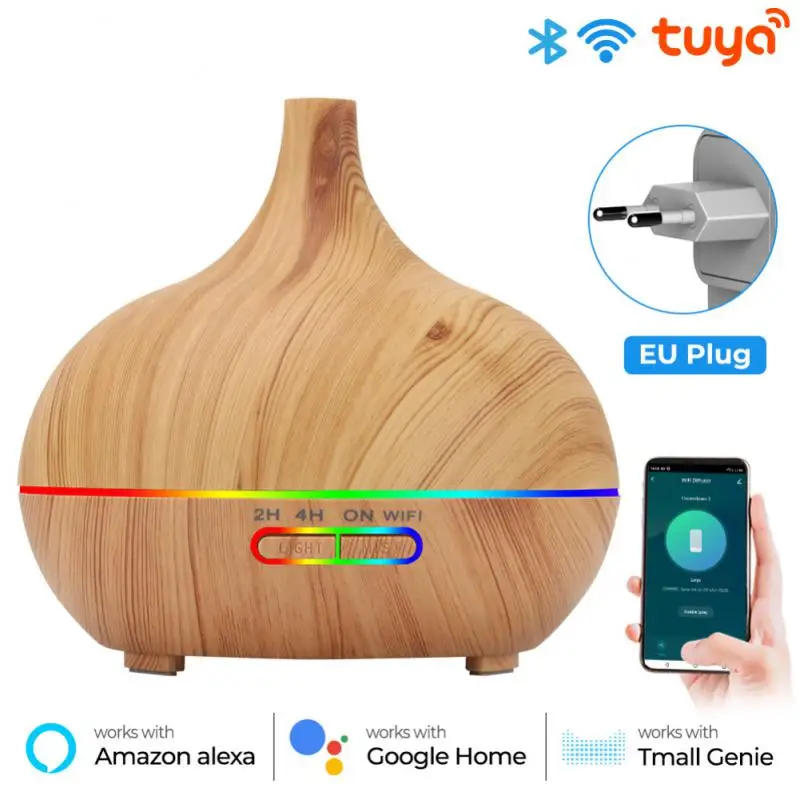 Humidificador de aire con Bluetooth y WiFi, difusor de Aroma, ambientador  de aceite esencial, Control por aplicación Smart Life, funciona con Alexa y  Google, TUYA - AliExpress