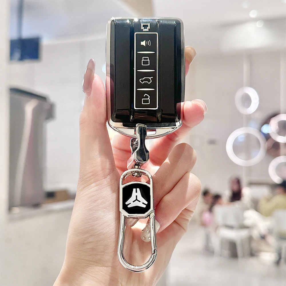 Premium TPU Car Key Case - Stylish Remote Cover with Keychain Holder Accessories