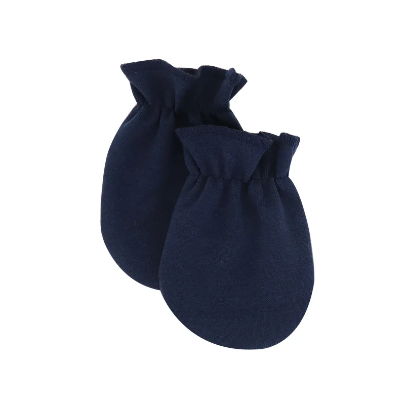 Spring And Autumn Baby Anti-Grab Gloves Single Layer Summer Baby Gloves Solid Color Newborn Elastic 0-1 Years Old Mitones