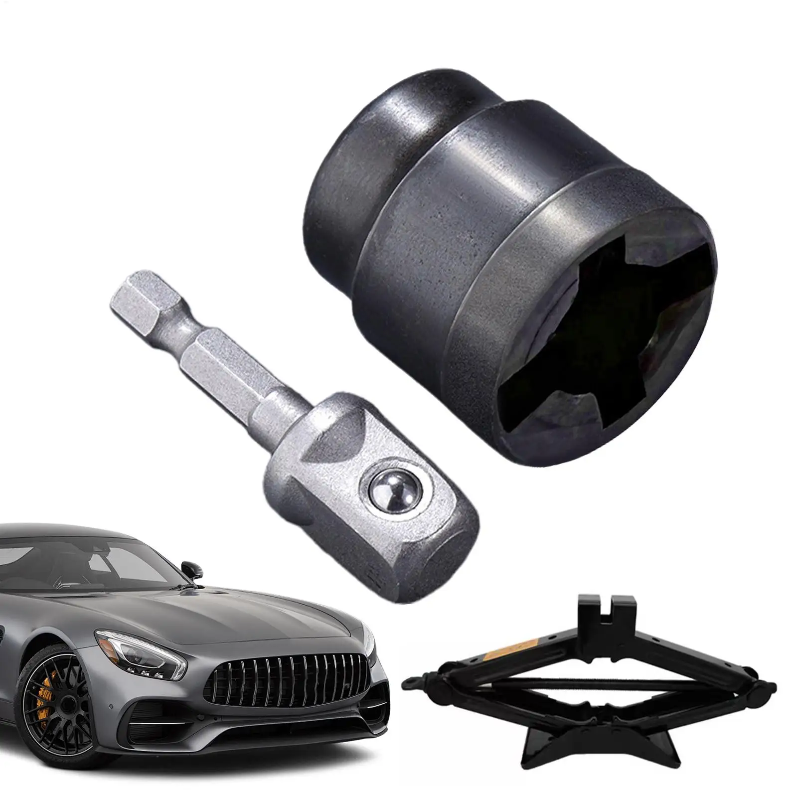 RV Scissor Jack Socket CamperStabilizer Jack Socket 3/4 Scissor Jack Socket CamperTravel Trailer Jack Drill Adapter